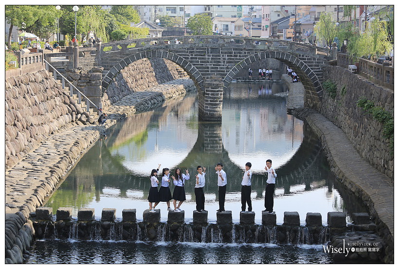 長崎景點。眼鏡橋︱日本最古老石拱橋，許願愛心石可帶來好姻緣；日本三大名橋＆日本百大名橋整理