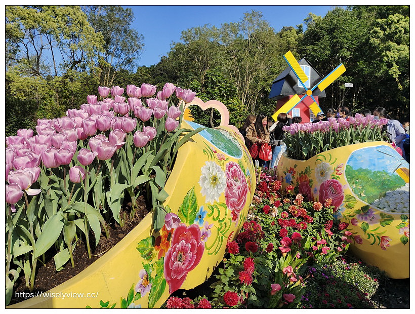 2022士林官邸鬱金香展。遇見幸福︱13萬朵鬱金香分布四大園區童話主題(2/18-2/28)～台北景點 x 士林景點