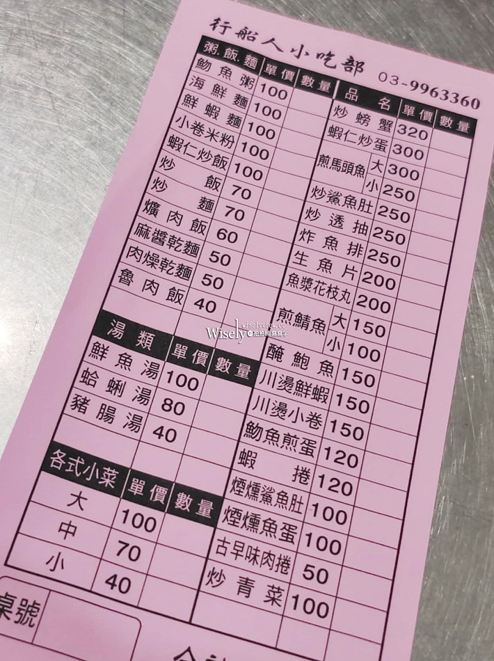 宜蘭南方澳 三魚市場︱行船人小吃部︱平價海產小吃&代客料理海鮮