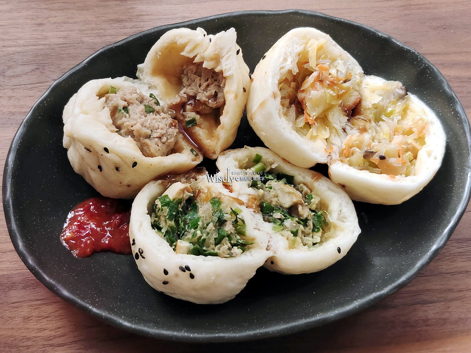裕鑫點心坊︱上海生煎包︱蔥肉.韭菜.高麗菜︱新店建國路小吃